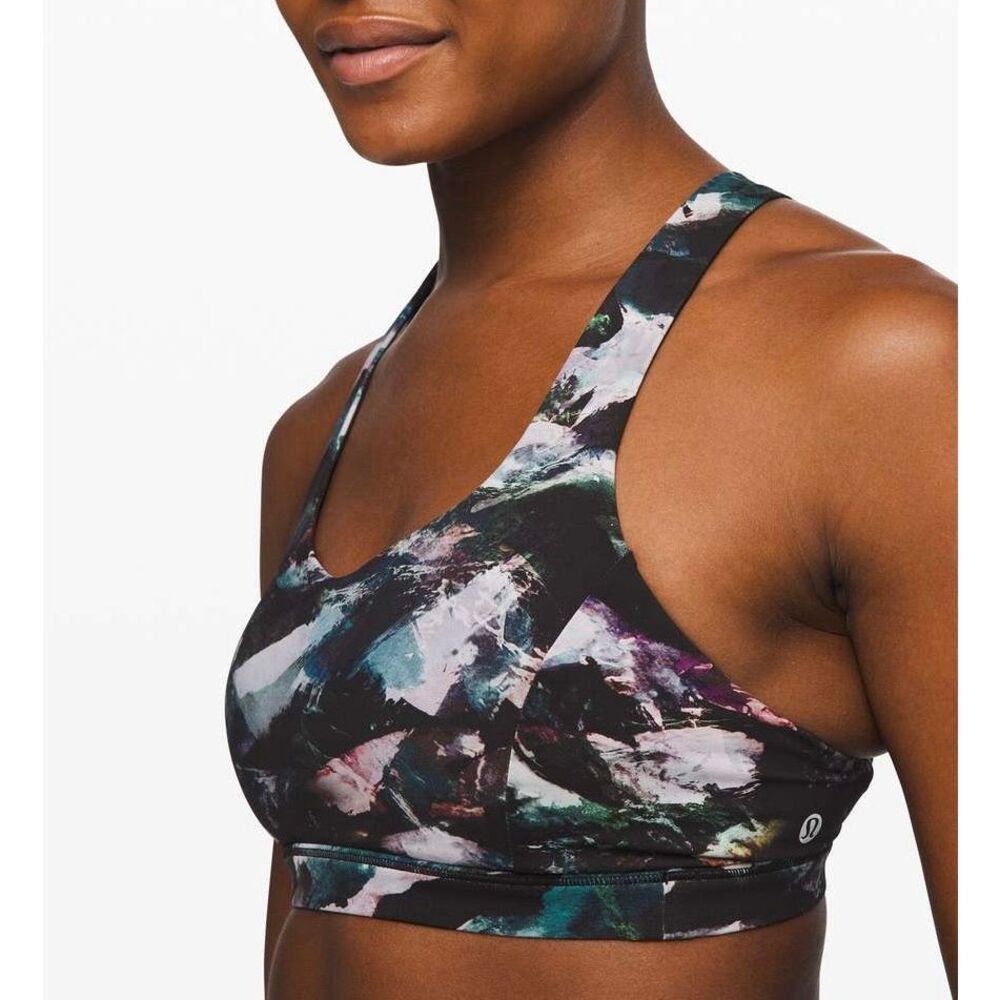 Lululemon Sports Bra‎ Free To Be Serene Glacier Camo Starlight Multi 4